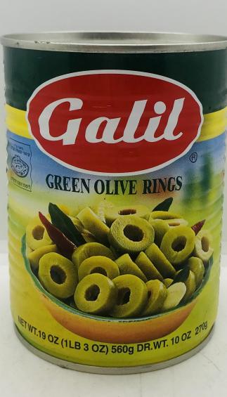 Galil Green Olive Rings 560g.