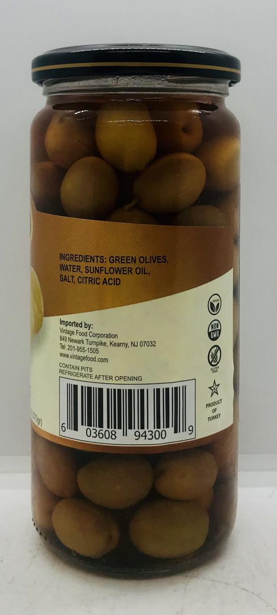 Royal Valley Scratch Green Olives 500gr.