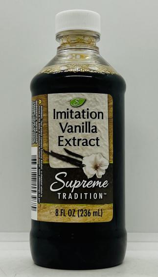 Imitation Vanilla Extract Supreme Tradition 236mL.