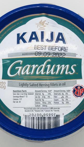 Kaija Gardums Herring fillets 650g