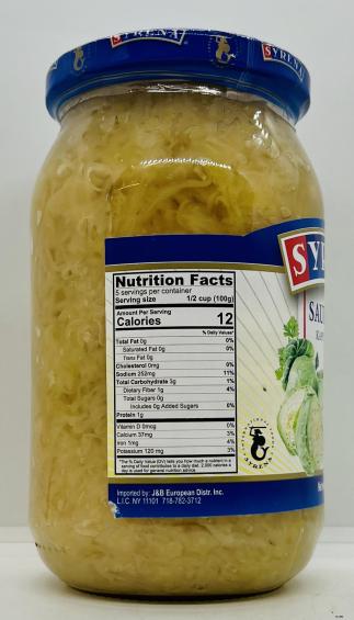 Syrena Sauerkraut 820g.