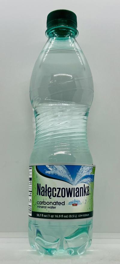 Naleczowianka Carbonated Mineral Water 0.5L.