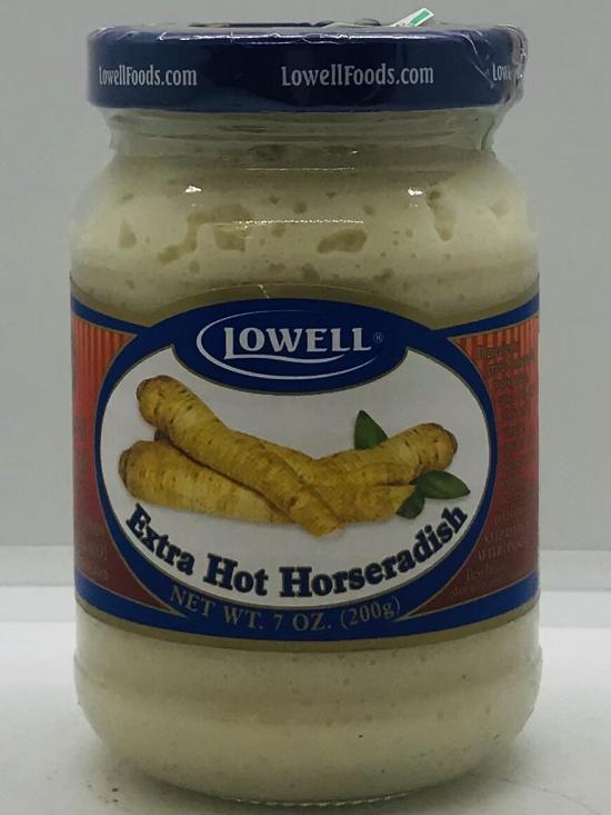 Lowell Extra Hot Horseradish 200g