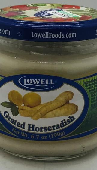 Lowell Grated Horseradish 190g