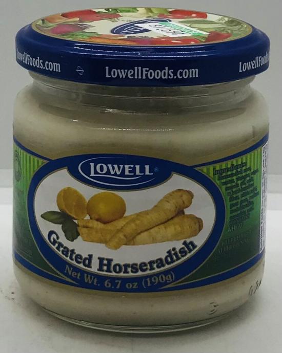 Lowell Grated Horseradish 190g