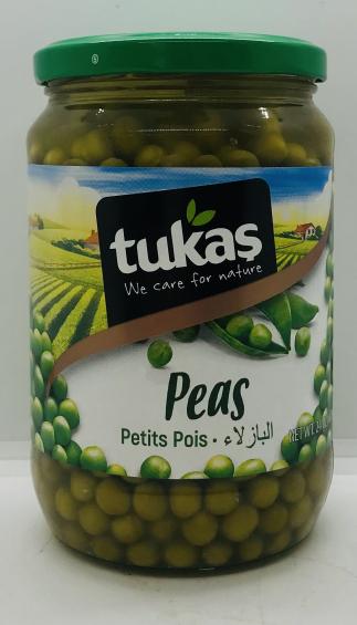 Tukas Green Peas 680g.