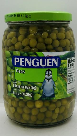 Penguen Peas 680g.