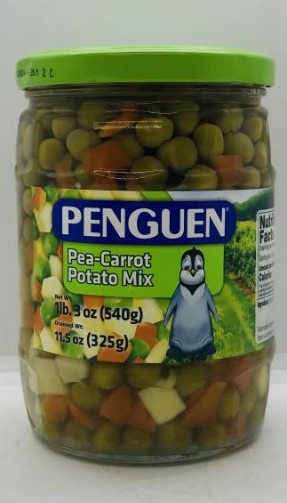 Penguen Pea-Carrot Potato Mix 540g