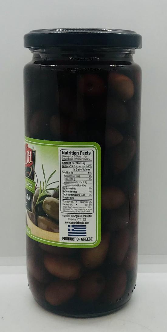 Sophia Greek Olives Kalamata 16.9 OZ