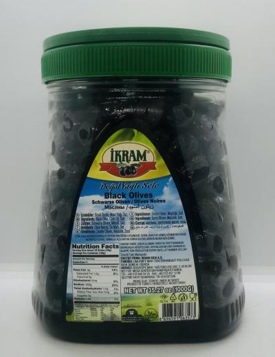 Ikram Black Olives 1000g.