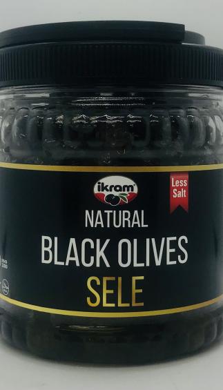 Ikram Natural Black Olives 700g.