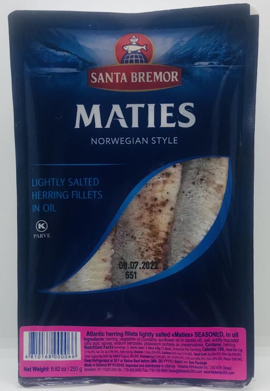 Santa Bremor Maties Seasoned 250g