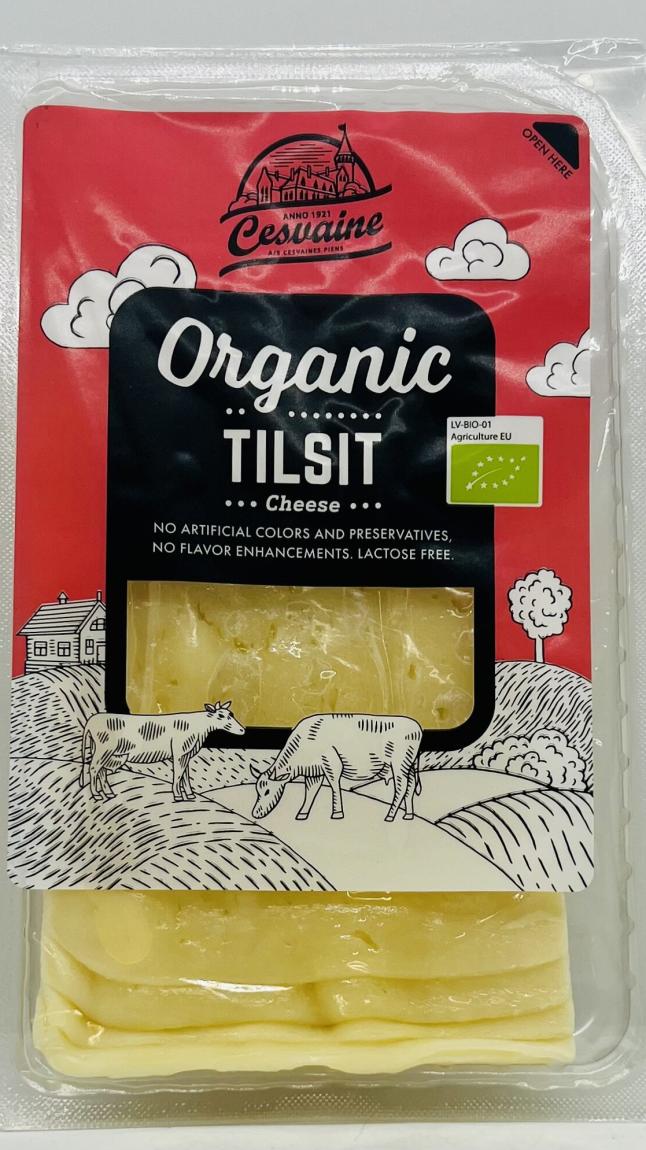 Cesvaine Tilsit Organic Cheese 125g.