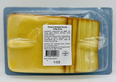 Cesvaine Slices Gouda Cheese Smoked 125g.