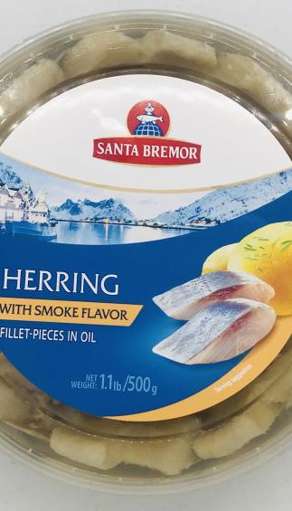 Santa Bremor Herring with Smoke Flavor 500g