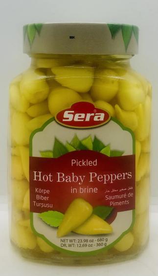 Sera Hot Baby Peppers 680g.