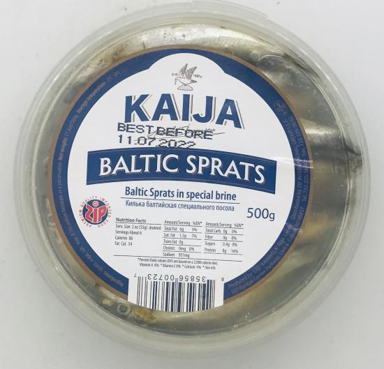 Kaija Baltic  Sprats 500g