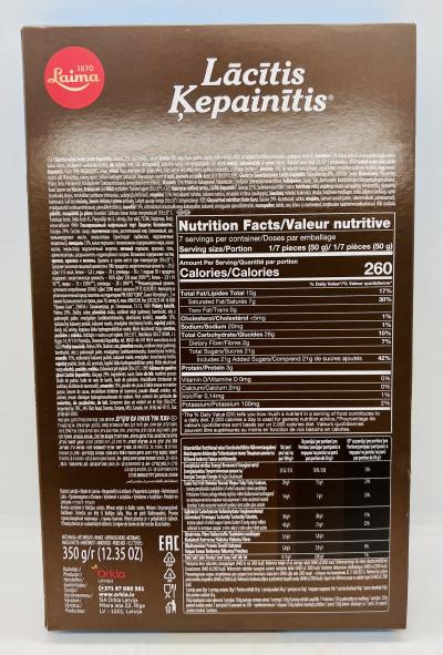 Lacitis Kepainitis Glazed Wafer w. Crumbled Almonds 350g.