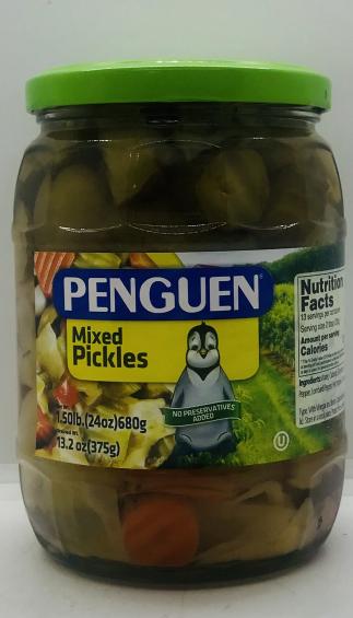 Penguen Mixed Pickles 680g.