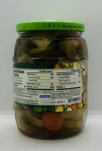 Penguen Mixed Pickles 680g.