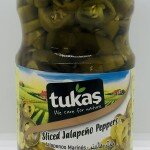 Tukas Sliced Jalapeno 680g.