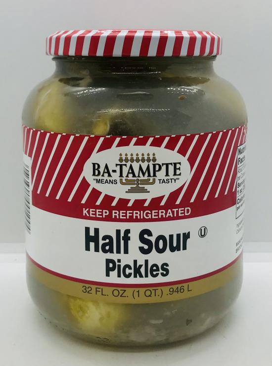 Ba-Tampte Half Sour Pickles 946mL.