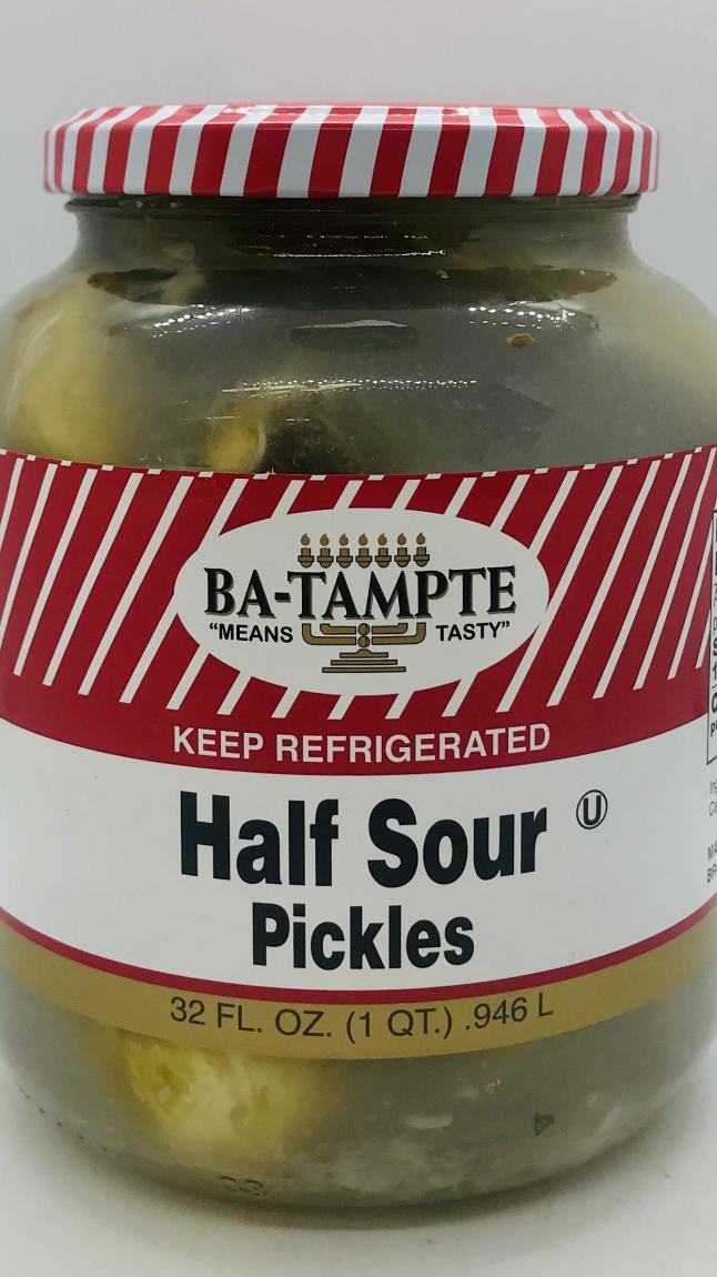 Ba-Tampte Half Sour Pickles 946mL.