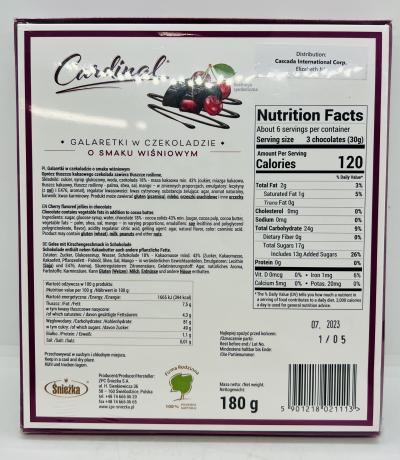 Sniezka Cardinal Cherry 180g.