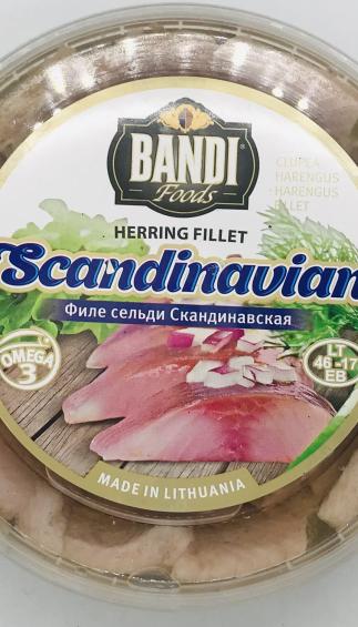 Bandi Herrin Fillets Scandinavian 500G