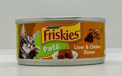 Friskies Pate Liver & Chicken Dinner 156g.