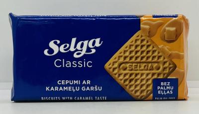 Selga Biscuits w. Caramel Taste 180g.