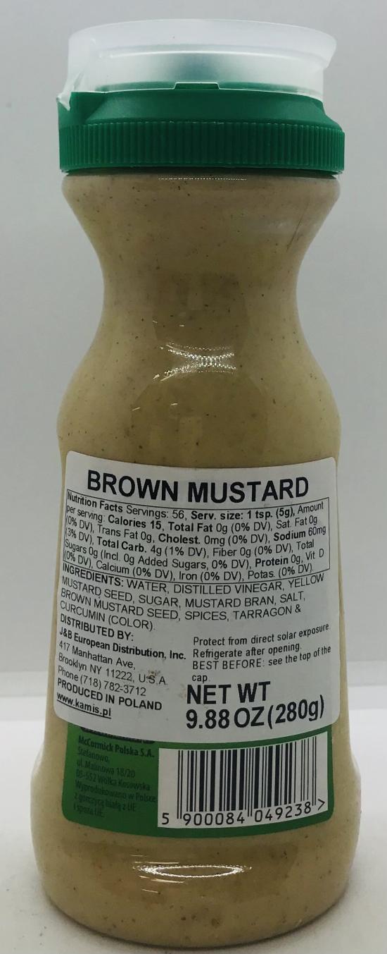 Kamis Brown Mustard 280g