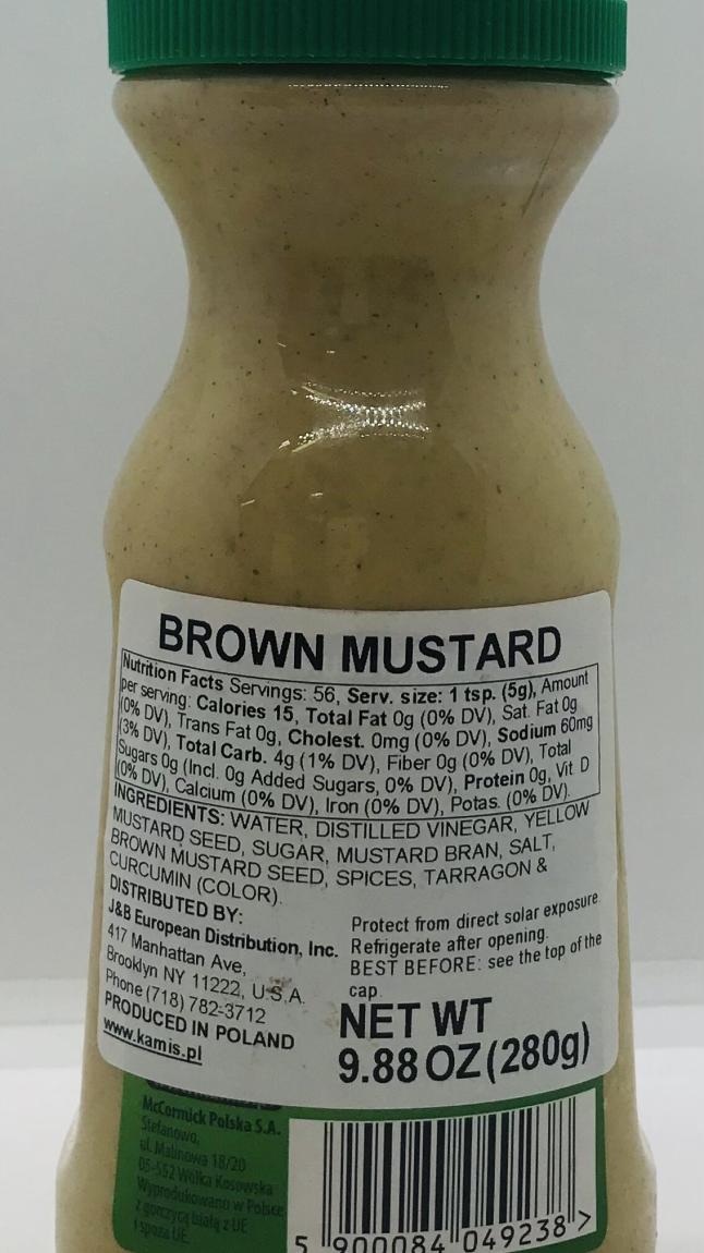 Kamis Brown Mustard 280g