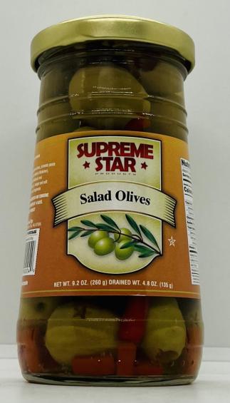 Supreme Star Salad Olives 260g.