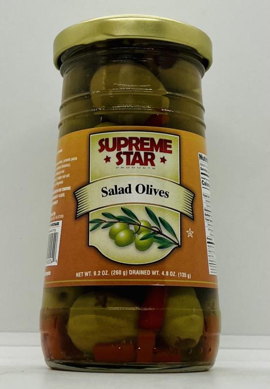 Supreme Star Salad Olives 260g.