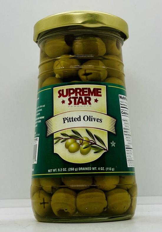 Supreme Star Pitted Olives 260g.