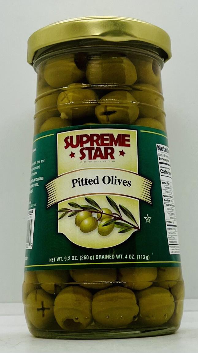 Supreme Star Pitted Olives 260g.