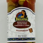 Triguena Manzanilla Olives w. Pimientos & Capers 370g.