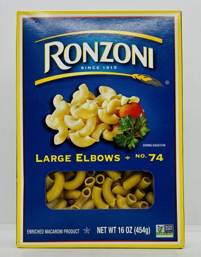 Ronzoni Large Elbows 454g.