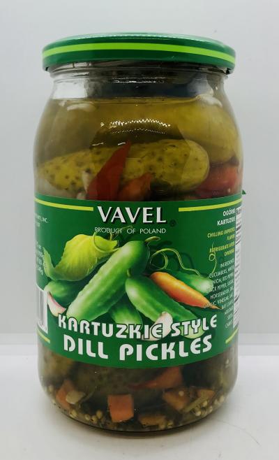 Vavel Dill Pickles 900g.