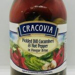 Cracovia Dill Cucumbers & Hot Pepper 860g.