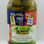 Zarrin Pickled Cucumbers Cornichons 660mL.