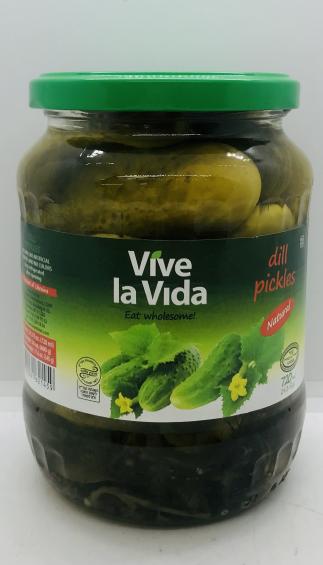 Vive la Vida Dill Pickles 720mL.