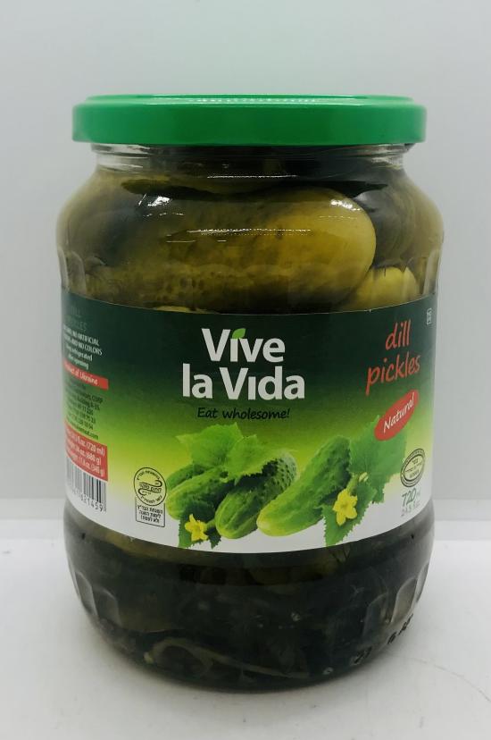 Vive la Vida Dill Pickles 720mL.