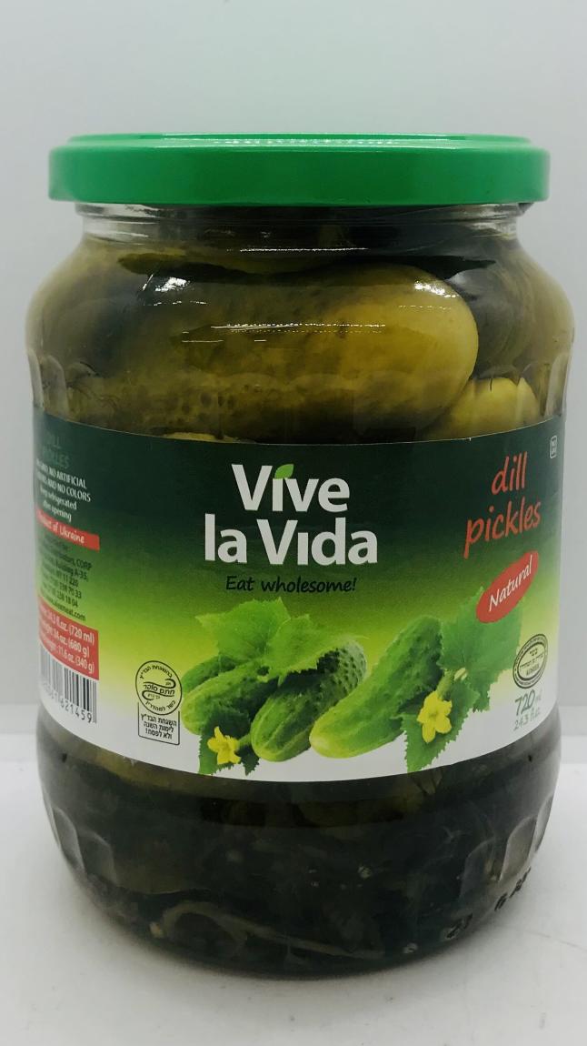 Vive la Vida Dill Pickles 720mL.