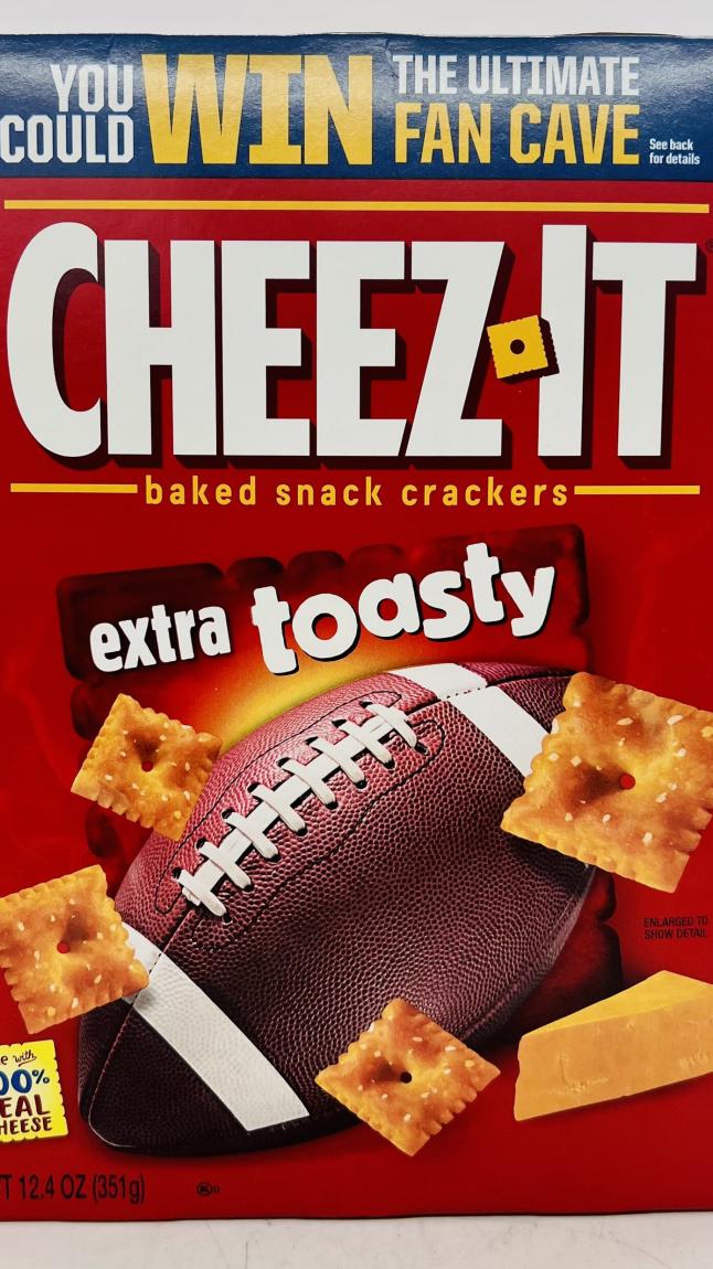 Cheez-It Baked Snack Crackers Extra Toasty 351g.