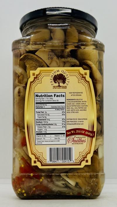 Russian Products Marinated Suillus Mushrooms 840g.