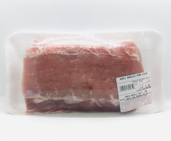 Whole Boneles Pork Loin (lb)