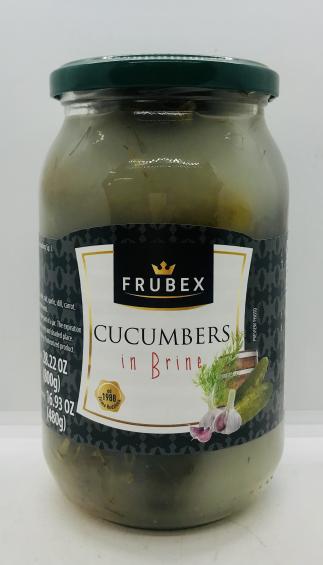 Frubex Cucumbers in Brine 800g.