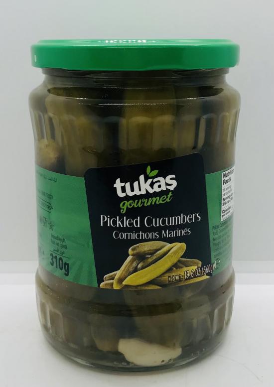 Tukas Pickled Cucumbers 560g.